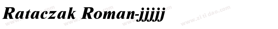 Rataczak Roman字体转换